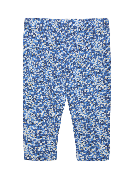 Trotters Baby Liberty Mitsi Valeria Cotton Blend Leggings, Blue - view 2, Blue