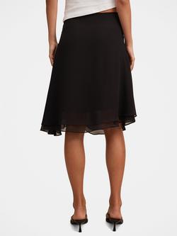 Forever New Rae Tie Midi Skirt, Black - view 2, Black