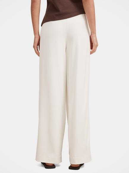Forever New Annabelle Wide-leg Palazzo Trousers, Porcelain - view 2, Porcelain