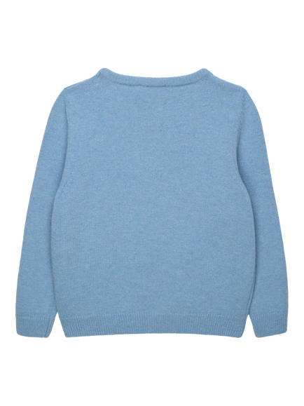 Trotters Kids' Augustus Jumper, Blue/Multi - view 2, Blue/Multi
