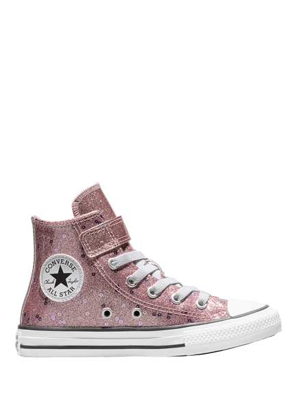 Converse Chunk Taylor All Star Glitter Sequin Shine Trainers, Petal Pit, Petal Pit