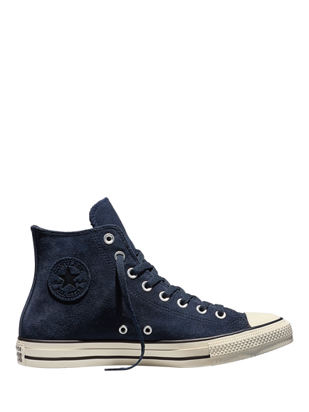 Converse Chuck Taylor All Star Suede Hi-Top Trainers, Obsidian, Obsidian