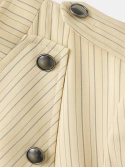 Mango Double-Breasted Military Jacket, Yellow - view 2, Yellow