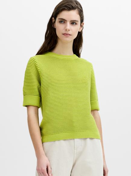 French Connection Rian Mozart Jumper, Kiwi Green, Kiwi  Green