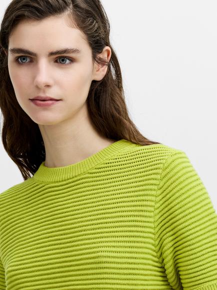 French Connection Rian Mozart Jumper, Kiwi Green - view 2, Kiwi  Green