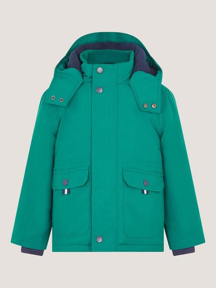 Monsoon Kids' 3-in-1 Anorak, Green, Green
