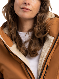 Red EVO Pro Slimline Parka Changing Robe, Caramel - view 2, Caramel