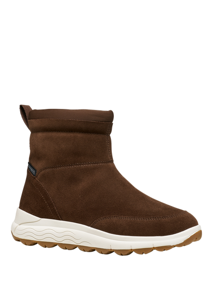 Geox Spherica 4X4 ABX Waterproof Snow Boots, Dark Brown - view 2, Dark Brown