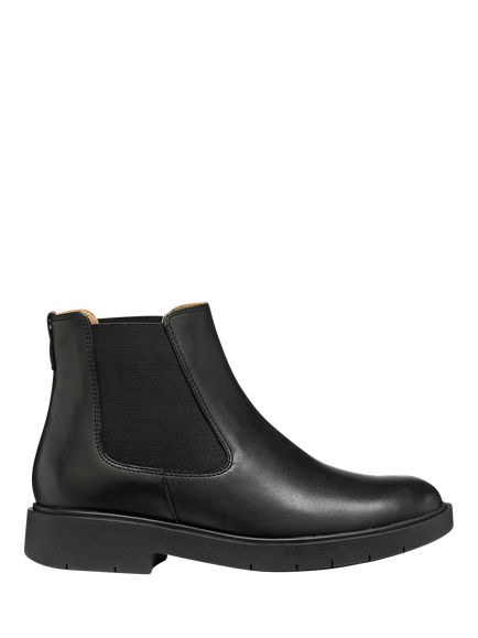 Geox Spherica EC1 B Leather Chelsea Boots, Black, Black