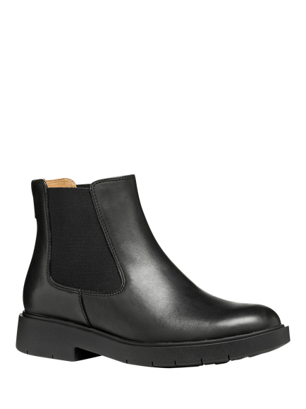 Geox Spherica EC1 B Leather Chelsea Boots, Black - view 2, Black