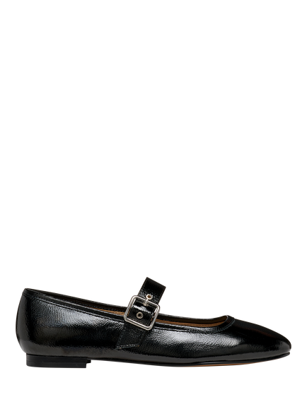 Geox Azlea Leather Mary Janes, Black, Black