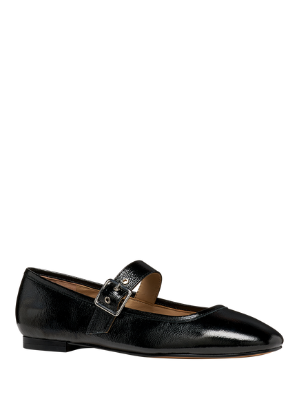 Geox Azlea Leather Mary Janes, Black - view 2, Black
