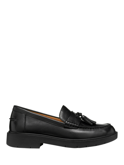 Geox Spherica EC1 B Tassel Loafers, Black