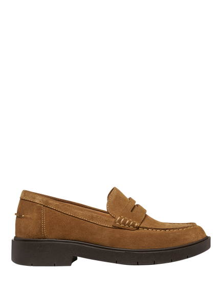 Geox Spherica EC1 B Tassel Loafers, Nut