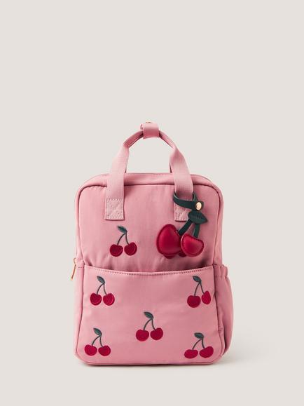 Monsoon Kids' Embroidered Cherry Mini Backpack, Multi, Multi