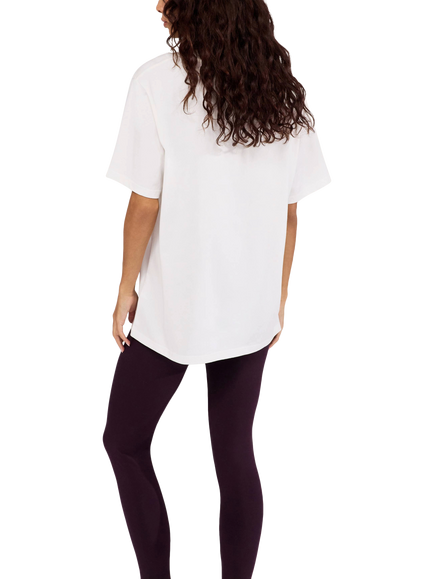 Lovall Graphic Script T-Shirt, Off White - view 2, Off White