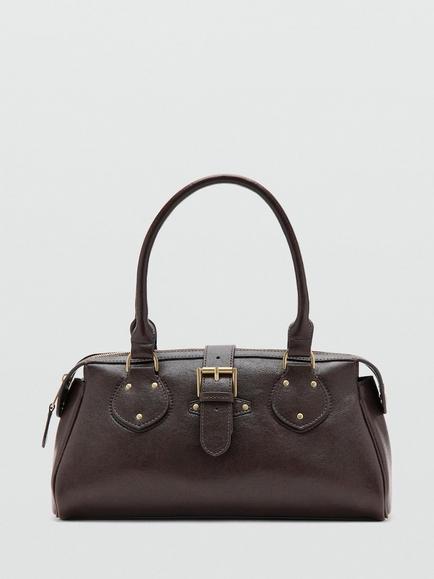 Mango Shoulder Satchel Bag, Chocolate, Chocolate