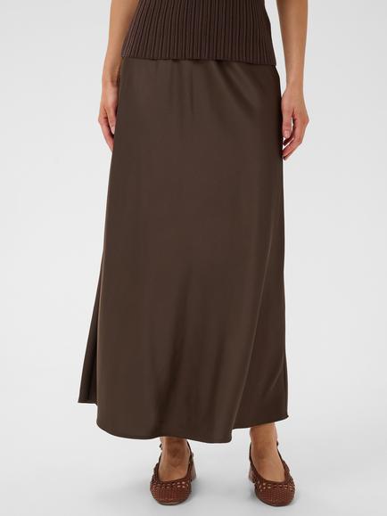 Saint Tropez Lodisasz Maxi Skirt, Chocolate Brown, Chocolate Brown