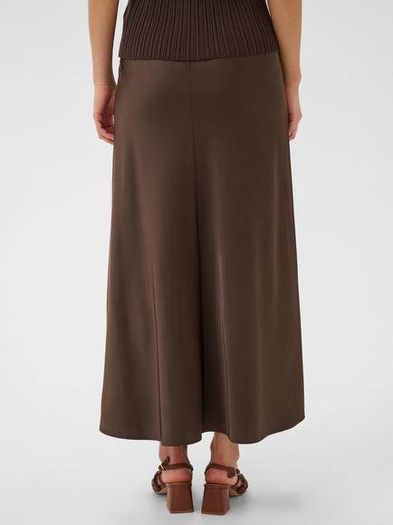 Saint Tropez Lodisasz Maxi Skirt, Chocolate Brown - view 2, Chocolate Brown