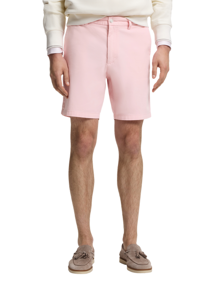 BOSS Regular Fit Stretch Chino Shorts, Light/Pastel Pink, Light/Pastel Pink