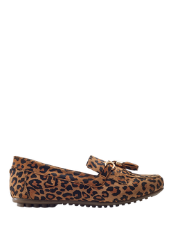 Moda in Pelle Essana Suede Tassel Moccasins, Multi, Multi