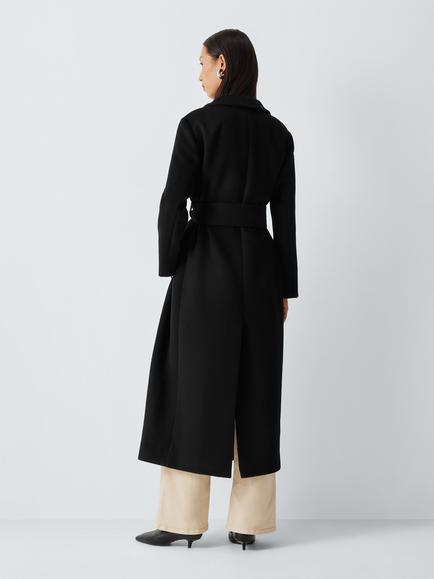Marella Ovatta Wool Coat, Black - view 2, Black