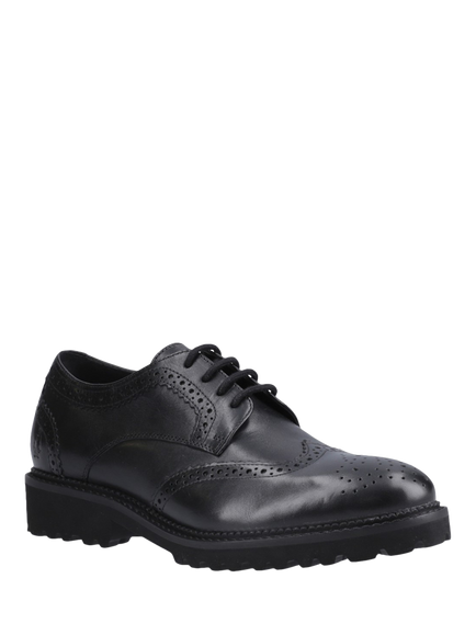 Hush Puppies Kids' Girls Gabi Lace Up Brogue Shoes, Black - view 2, Black