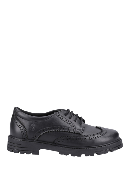 Hush Puppies Maxine Leather Lace- Up Shoes, Black, Black