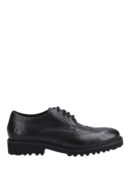 Hush Puppies Kids' Girls Gabi Lace Up Brogue Shoes, Black, Black