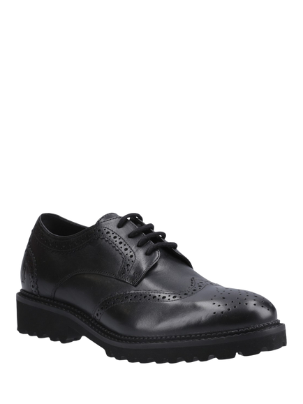 Hush Puppies Kids' Girls Gabi Lace Up Brogue Shoes, Black - view 2, Black
