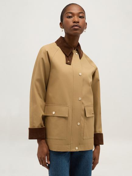 Hobbs Gabby Shower Resistant Jacket, Beige, Beige