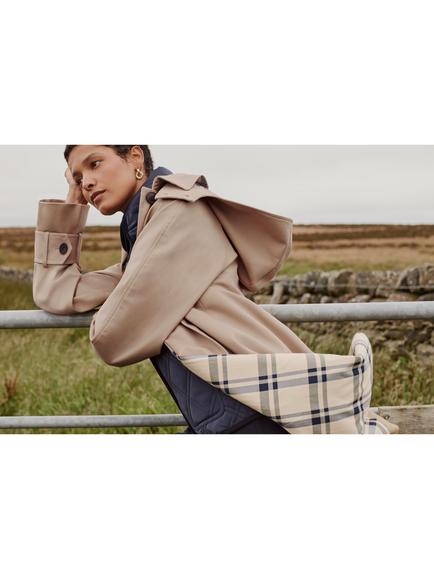 Hobbs Catherine Shower Resistant Hooded Trench Coat, Beige - view 2, Beige