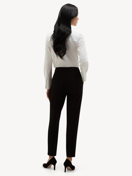 Hobbs Petite Lea Slim Tailored Trousers, Black - view 2, Black