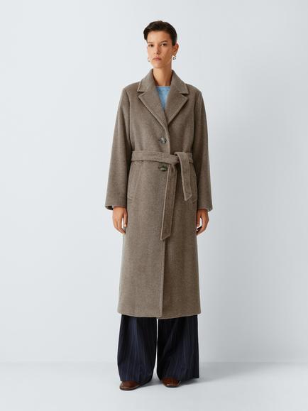 Weekend MaxMara Bronte Wool Blend Overcoat, Marron Glace, Marron Glace'