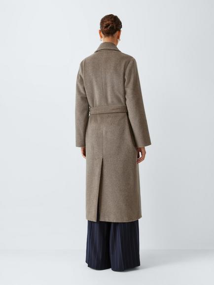 Weekend MaxMara Bronte Wool Blend Overcoat, Marron Glace - view 2, Marron Glace'