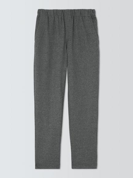 Weekend MaxMara Cordoba Trousers, Medium Grey Chevron, Medium Grey Chevron