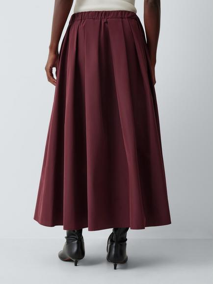 Weekend MaxMara Efebo Midi Skirt, Burgundy - view 2, Burgundy