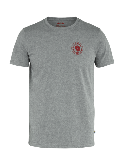 Fjällräven 1960 Crew Neck Cotton Blend T-Shirt, Grey Melange, Grey Melange