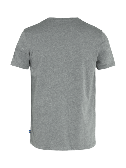 Fjällräven 1960 Crew Neck Cotton Blend T-Shirt, Grey Melange - view 2, Grey Melange