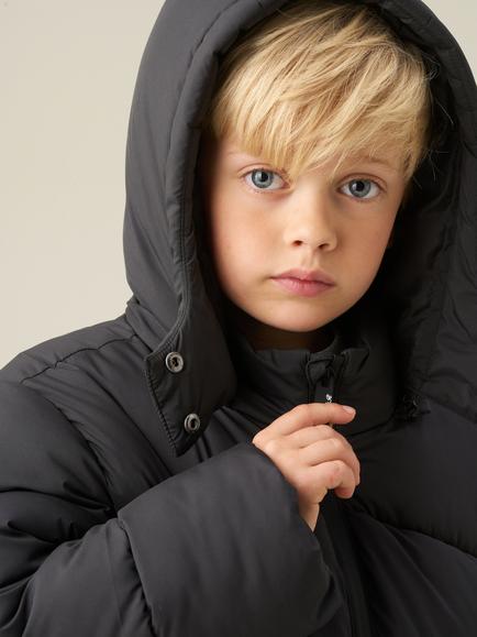 Angel & Rocket Kids' Troy Quilted Coat, Black - view 2, Black