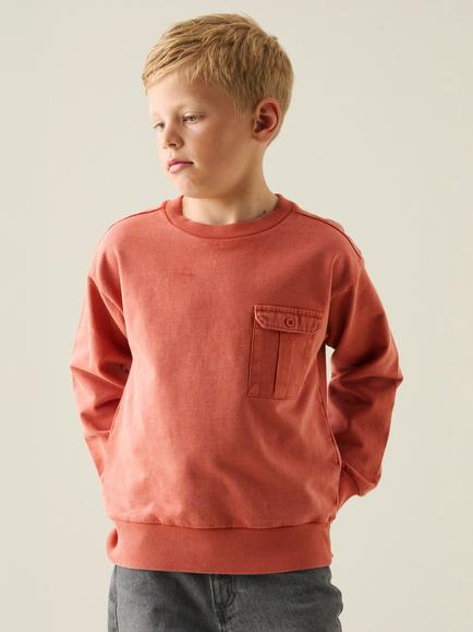 Angel & Rocket Kids' Enzo Sweatshirt, Orange, Orange