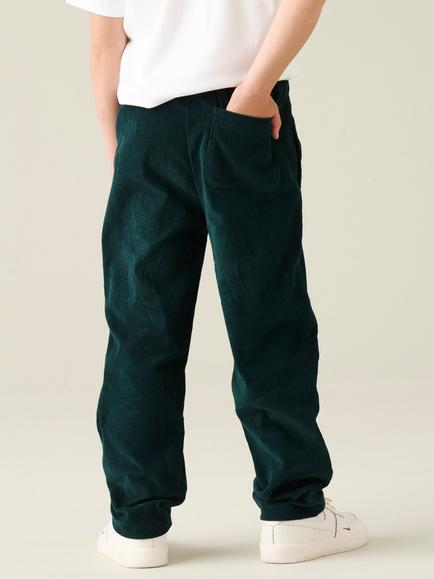 Angel & Rocket Kids' Luke Corduroy Trousers, Teal - view 2, Teal