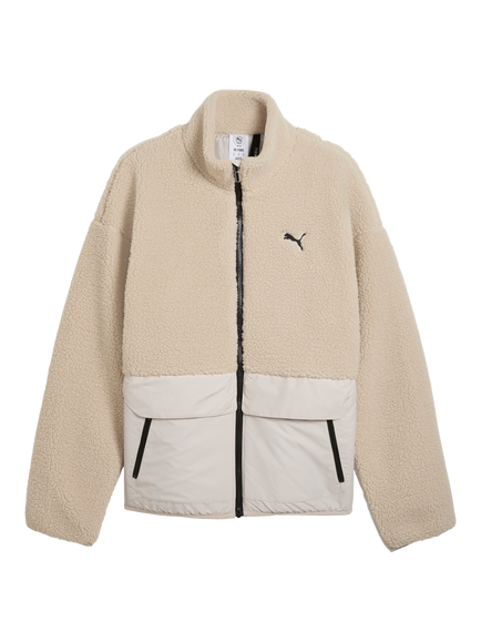 PUMA Hybrid Re:Fibre Relaxed Jacket, Silver Fog
