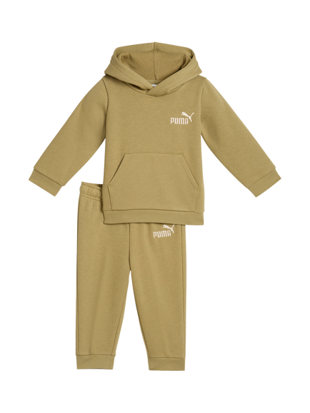 PUMA Baby Minicats Cotton Blend Lounge Set, Chai Latte, Chai Latte