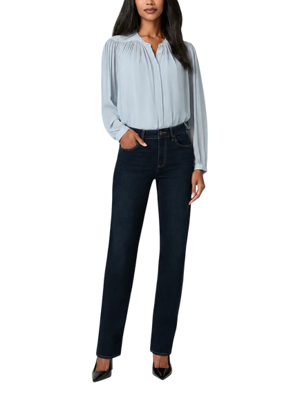 PAIGE Mason Mid Rise Straight Leg 32" Ankle Jeans, Sussex - view 2, Sussex