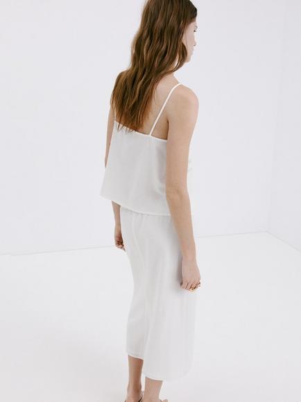 Mango Floral Cami, White - view 2, White