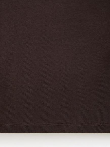 Mango Studded Asymmetric Neck Top, Brown - view 2, Brown