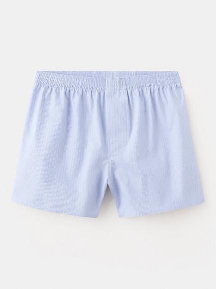 Mango Cotton Boxer Shorts, Pack of 2, Sky Blue - view 2, Sky Blue