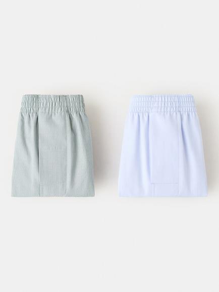 Mango Cotton Boxer Shorts, Pack of 2, Pastel Green, Pastel Green
