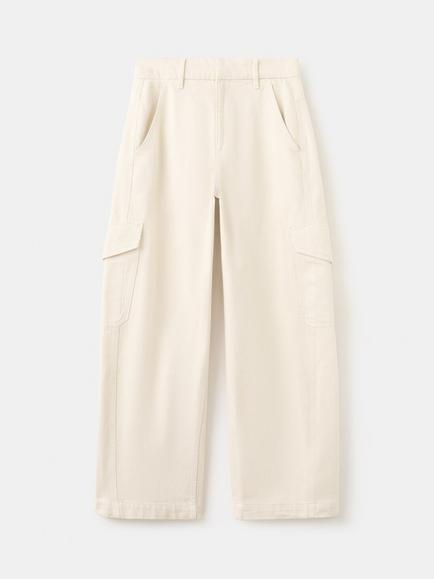 Mango Mid Rise Wide Leg Jeans, Raw, Raw
